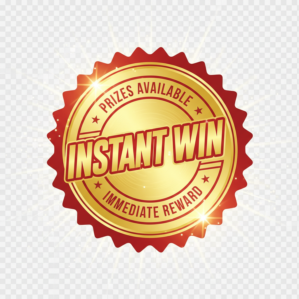 Instant win badge