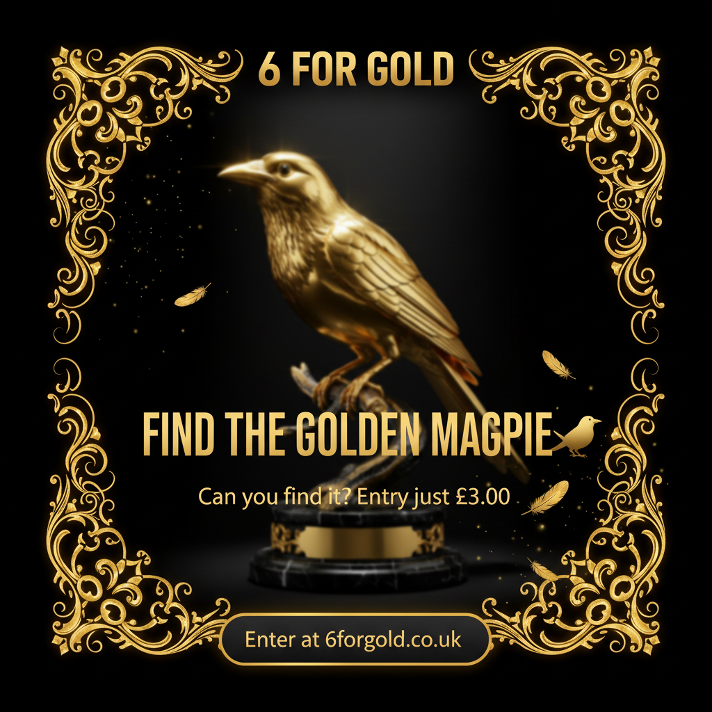 Find the Golden Magpie – Our Exciting New Instant Win Competition