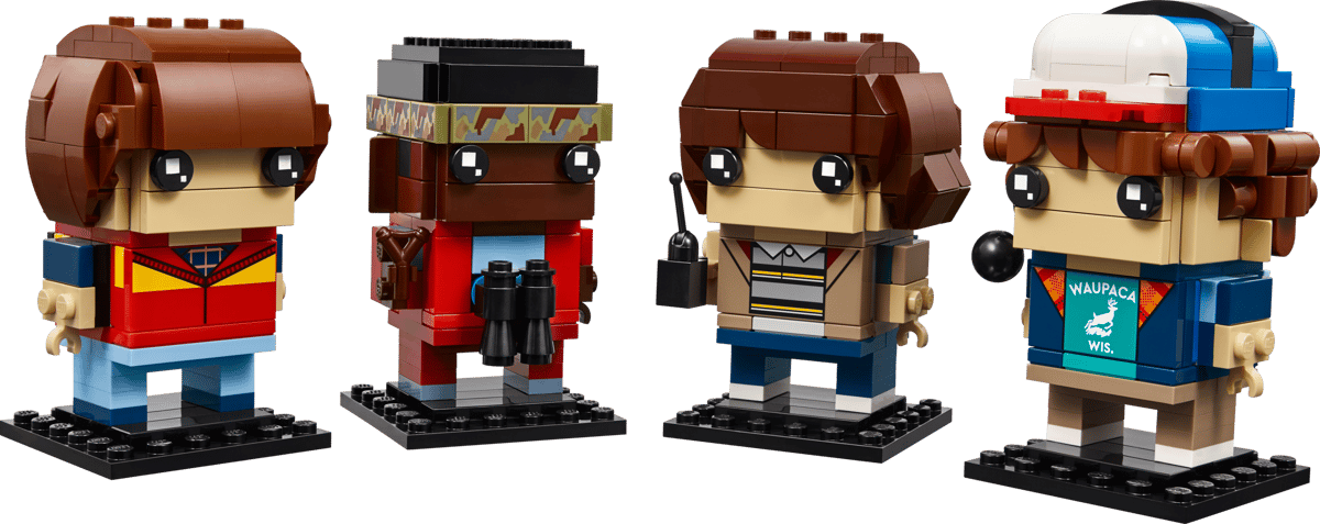 Win LEGO BrickHeadz Stranger Things - Mike, Dustin, Lucas & Will