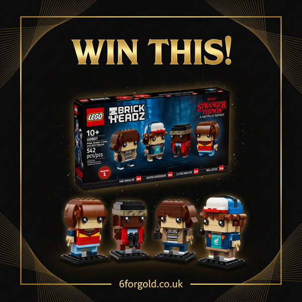 Win LEGO BrickHeadz Stranger Things - Mike, Dustin, Lucas & Will