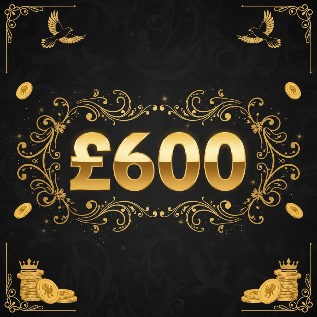Win £600 cash for just 6p – UK competition at 6 For Gold
