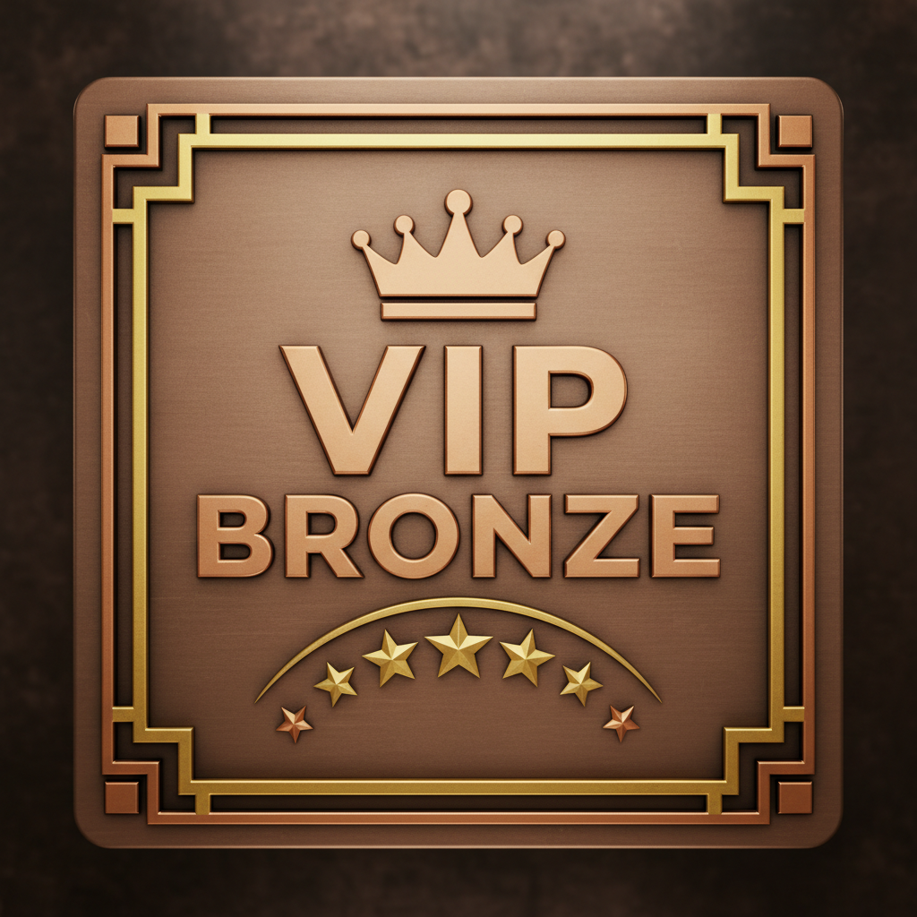 Large VIP Bronze Badge